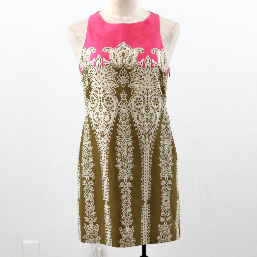 Vintage Tibi 6 Retro 60s Print Paisley Mini Dress